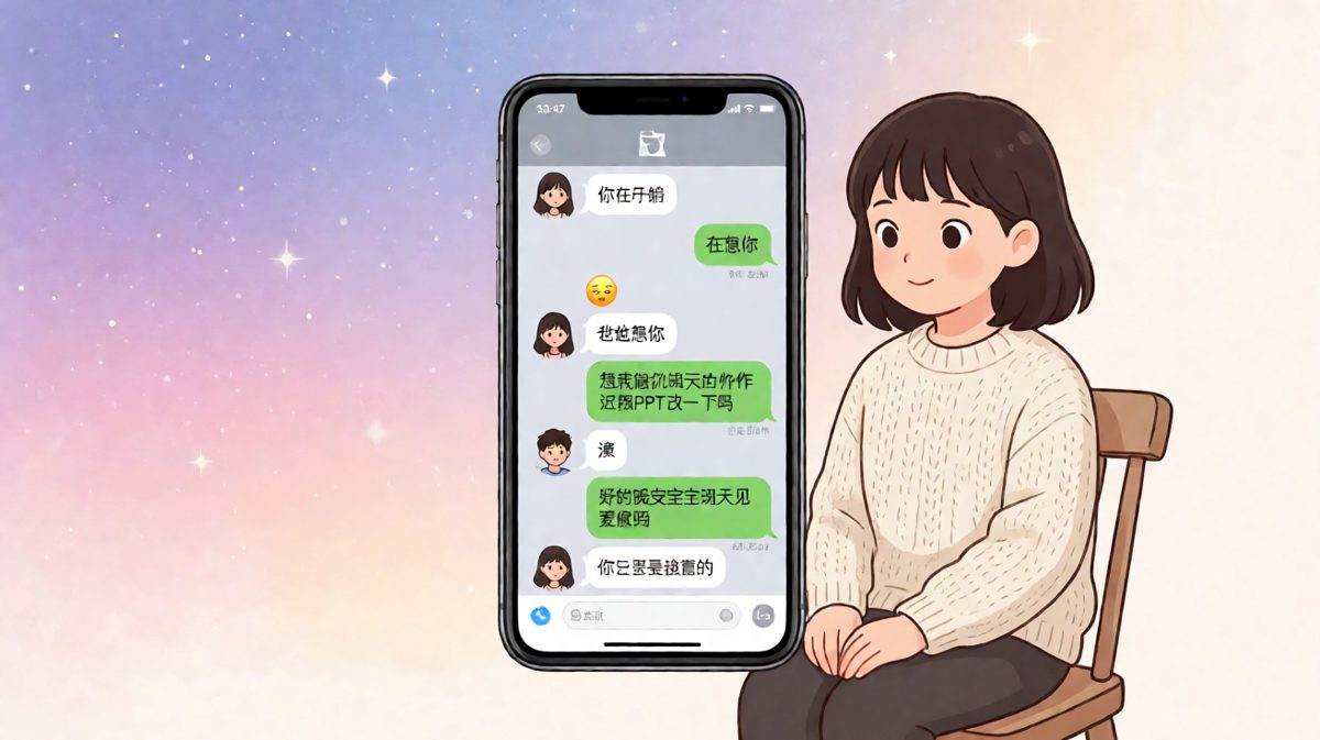 土味情话的终极伪装——借着想你完成今晚的KPI，套路深如海。