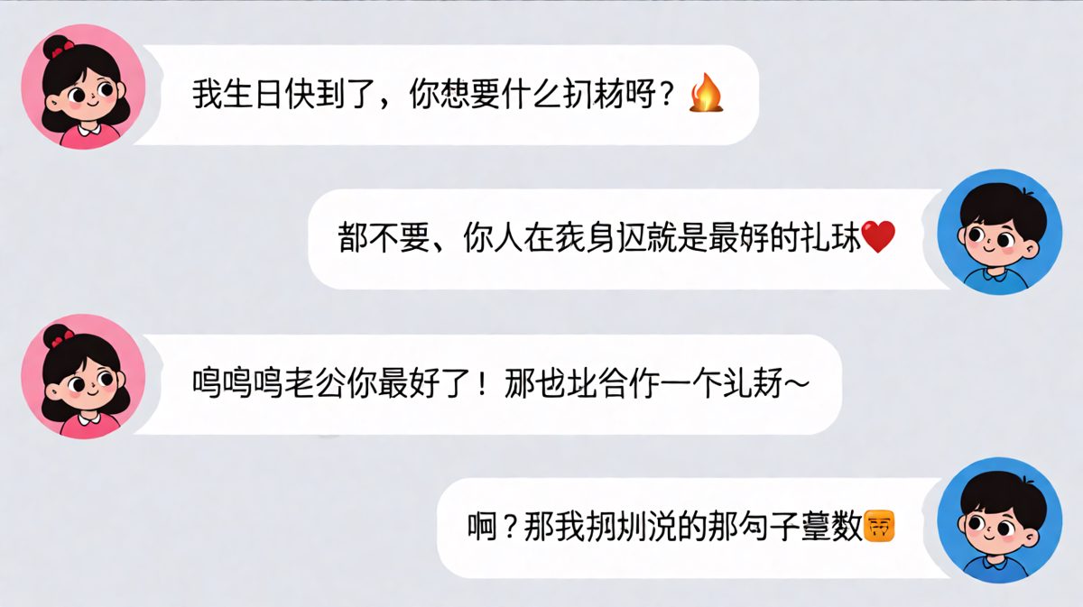 深情告白3秒后立刻收回
