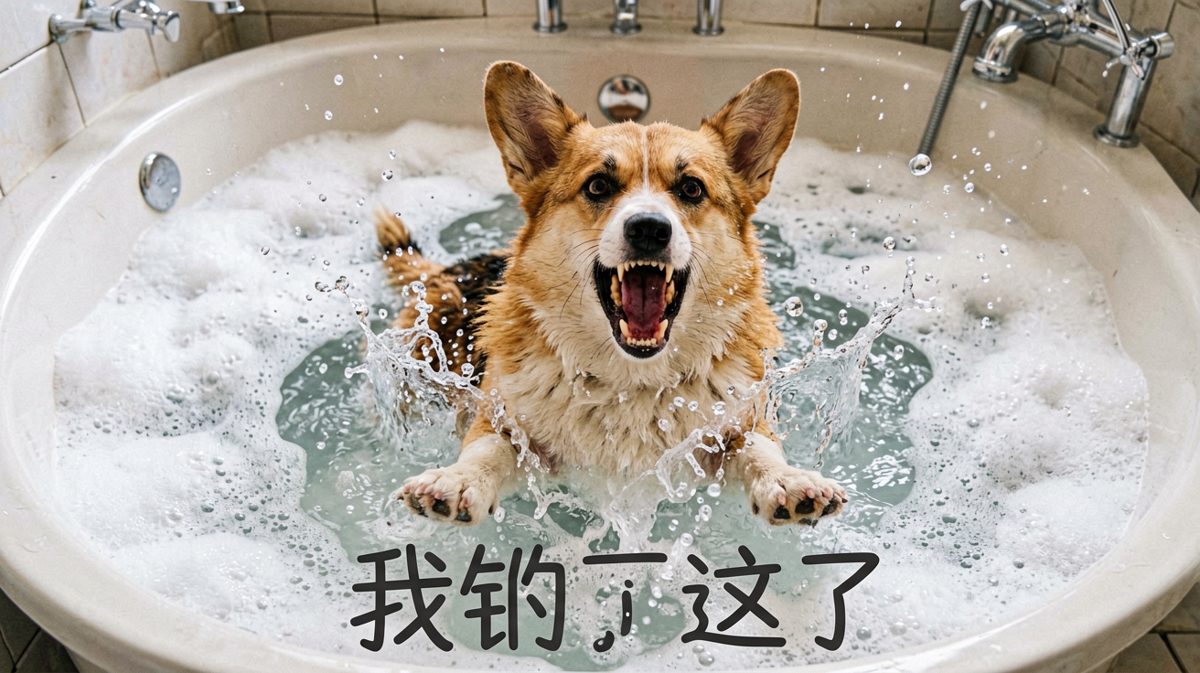 救驾！本汪只是想要个泡泡浴啊——！！