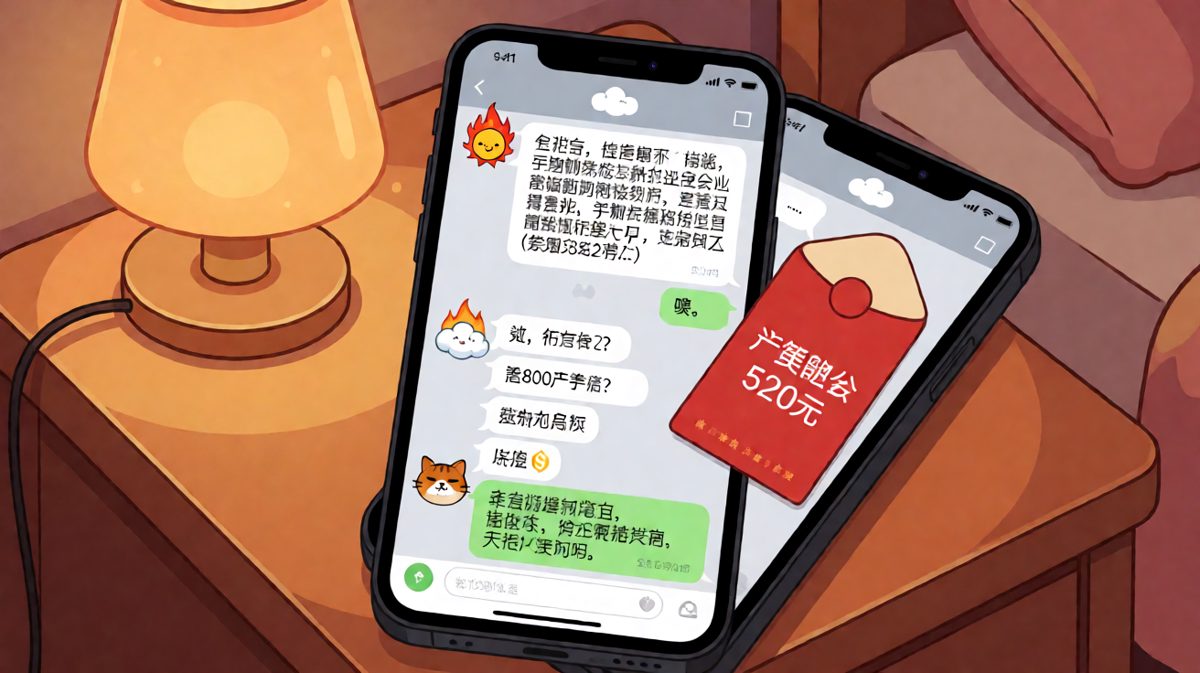 男生写了八百字道歉小作文，女生一个「嗯」把他吓到狂发红包，结果女生收完红包说气只消了一半，剩下的算利息。