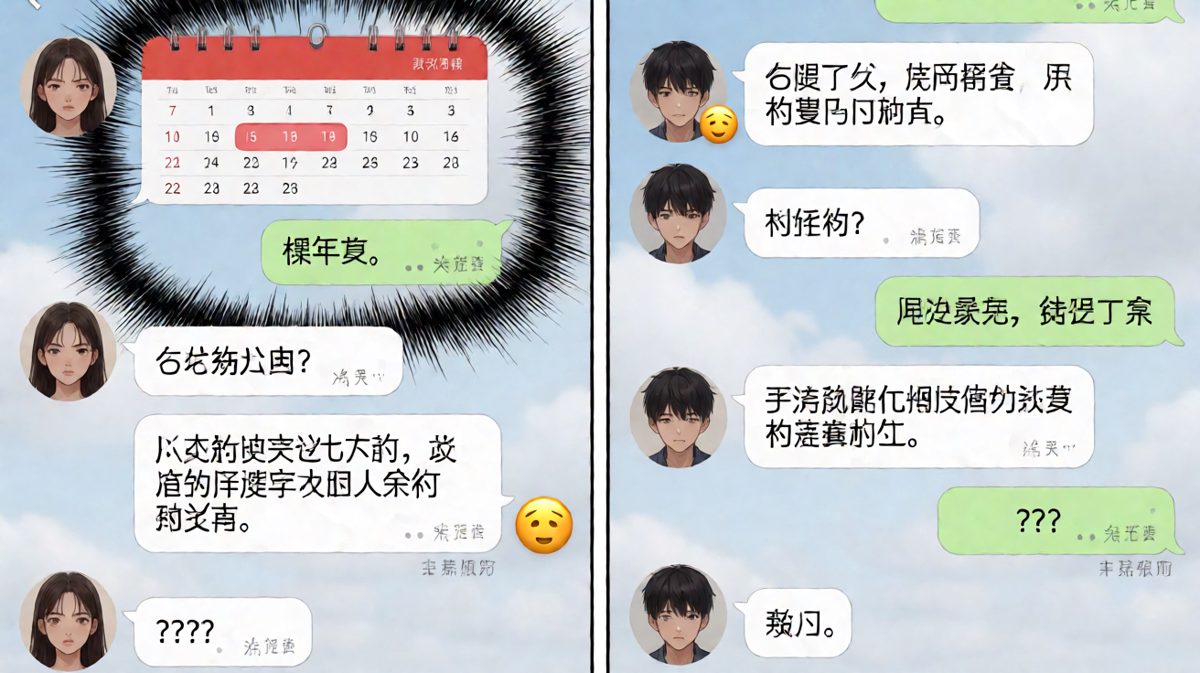 第四组：纪念日前一天的真诚翻车