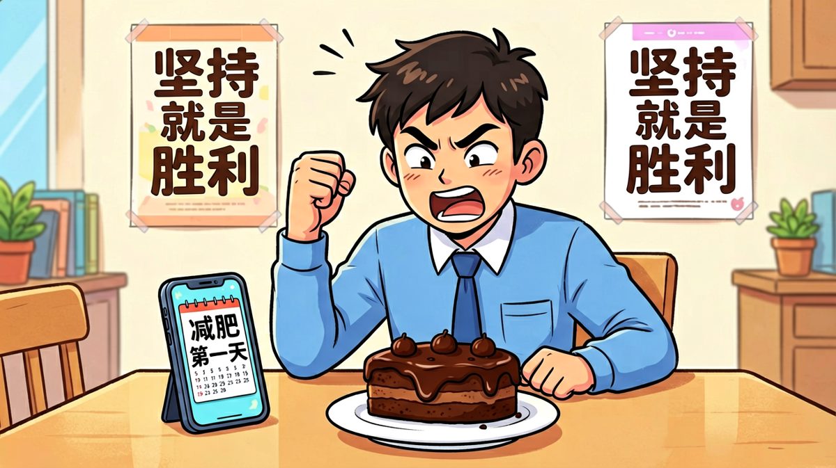 立下flag：减肥第一天，誓死不碰甜食！