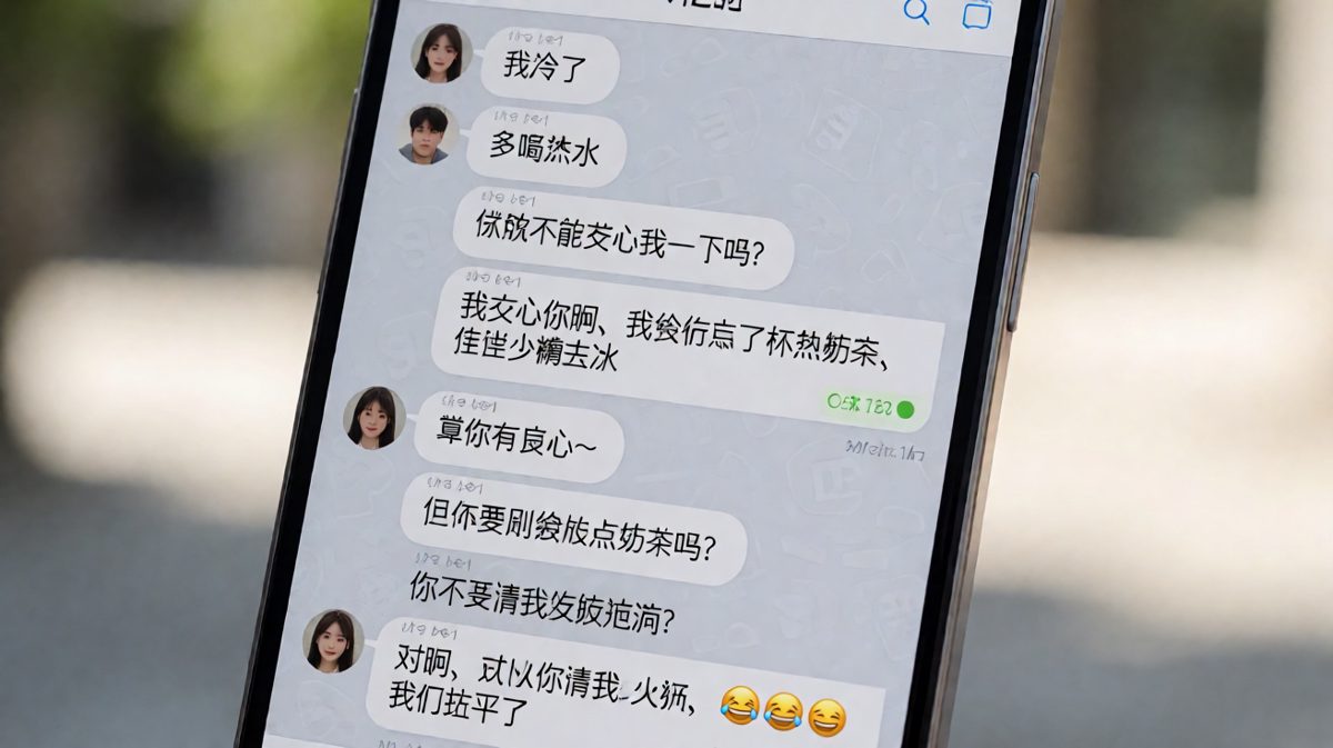 女生抱怨冷被套路请客吃火锅