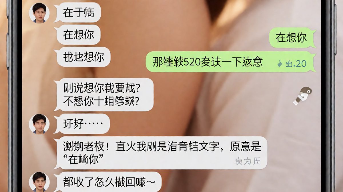 女生用语音转文字套路男生转账