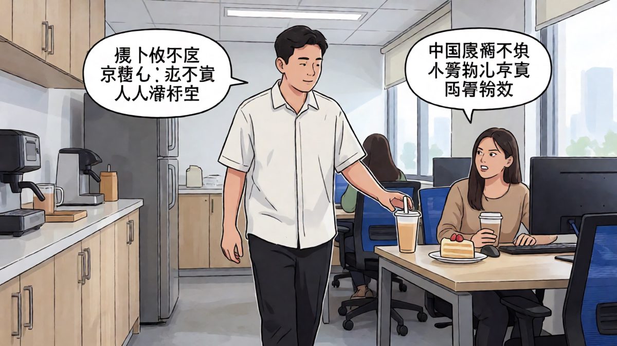 奶茶和蛋糕的诱惑让减肥计划摇摇欲坠。