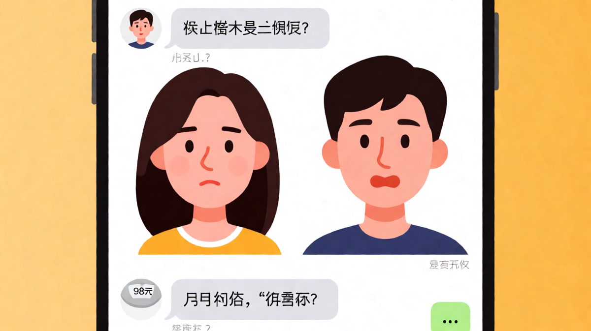 女生问胖不胖，男生掉坑后才发现女生是在测体重秤