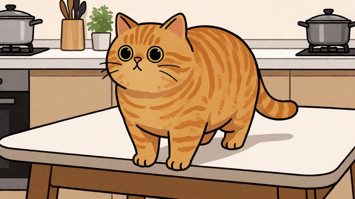  cats：自信满满一跃，结果……