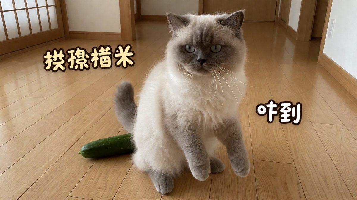  猫：有蛇！！！……哦是菜