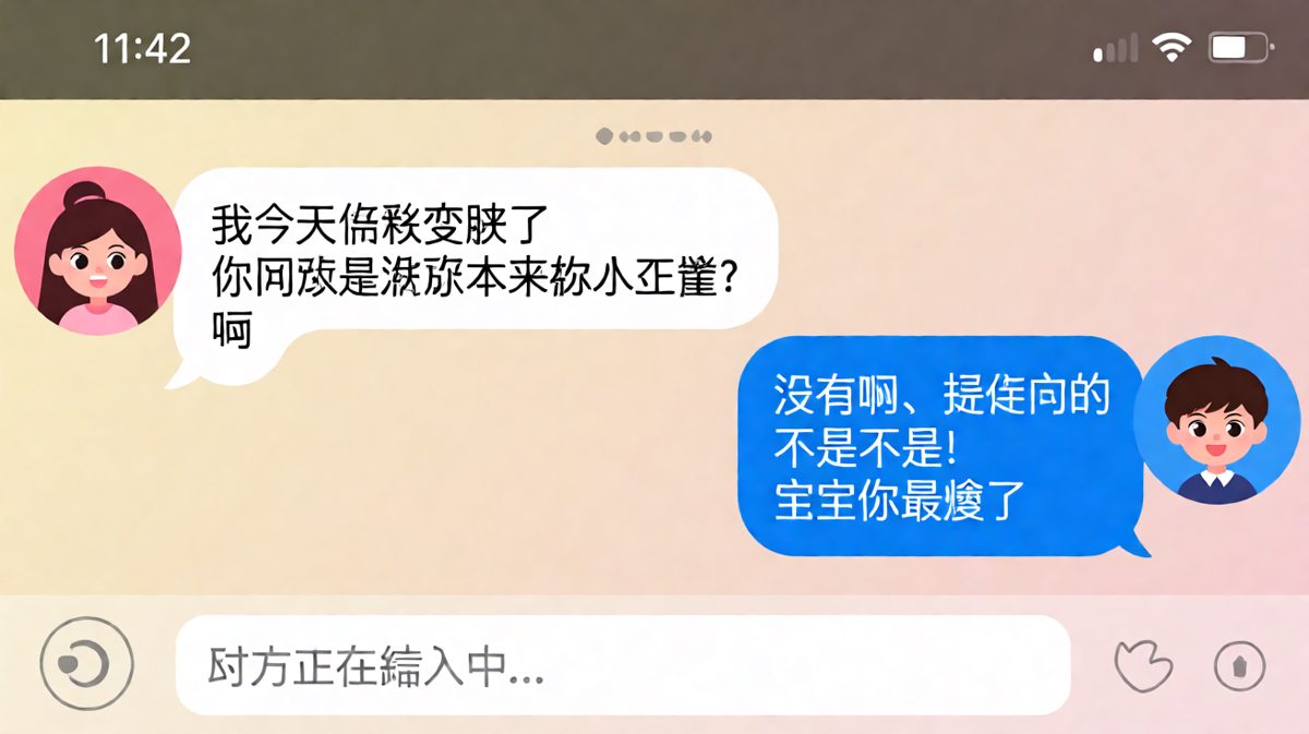 男生试图夸老婆，结果每一句都踩雷的致命对话