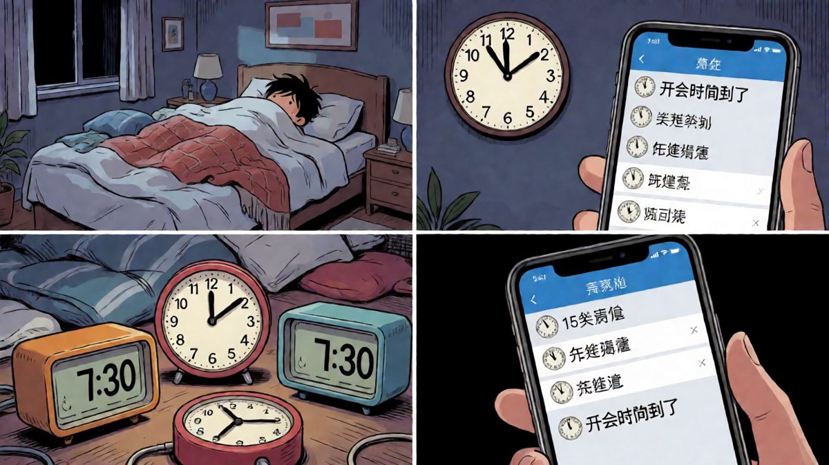 再睡五分钟……结果一睁眼，全完了。
