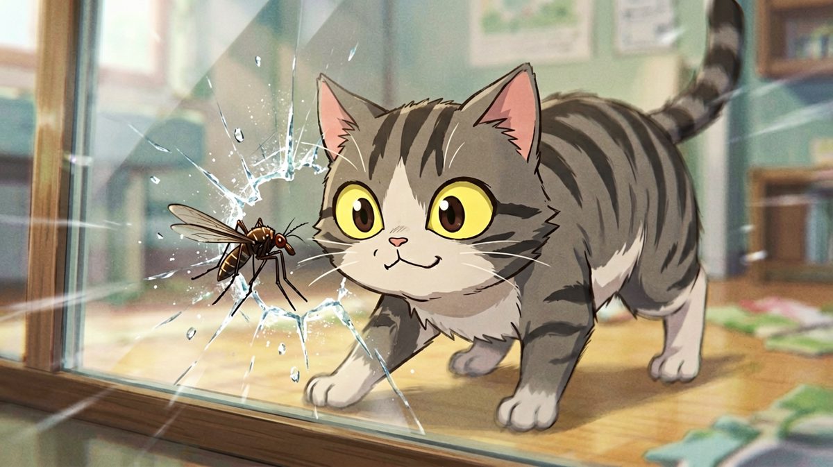 猫咪：此路是我开，此窗是我爬
