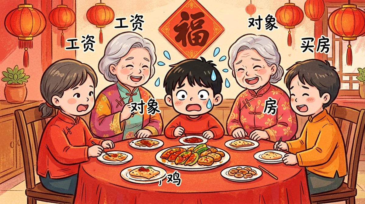 春节回家的我：社恐患者的噩梦现场