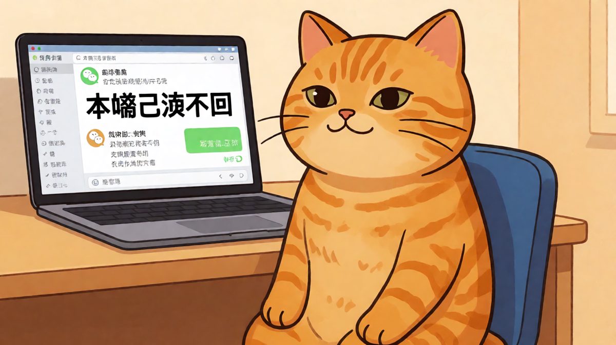 猫主子的职场态度：已读，但不回。