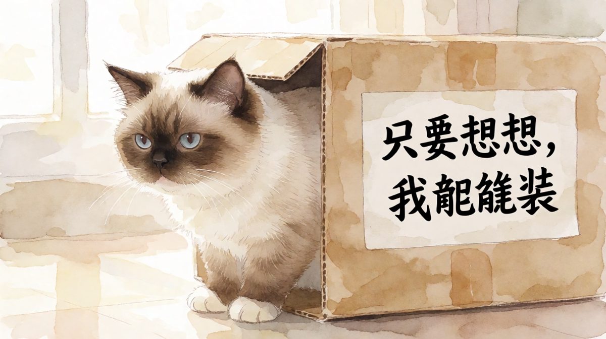 猫的物理学：只要头过去了，身体就会自动妥协。