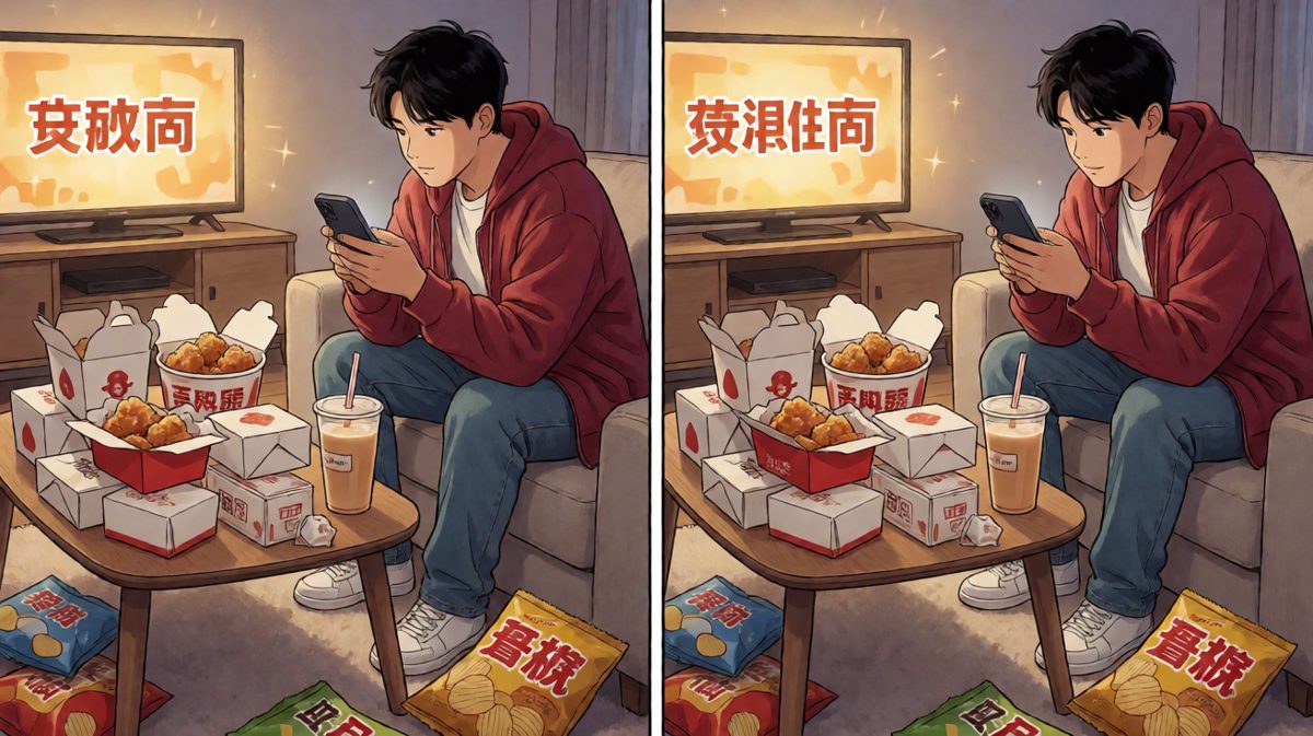 第三天，外卖奶茶炸鸡才是真爱