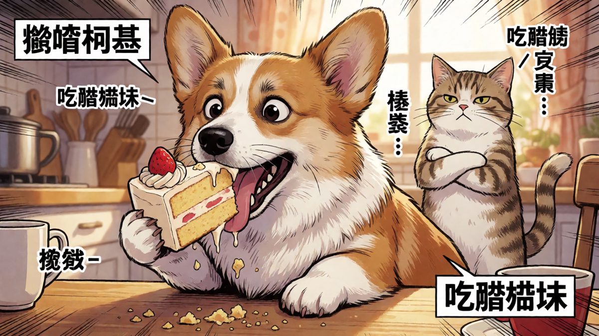 柯基：只要我吃得够快，罪证就追不上我
