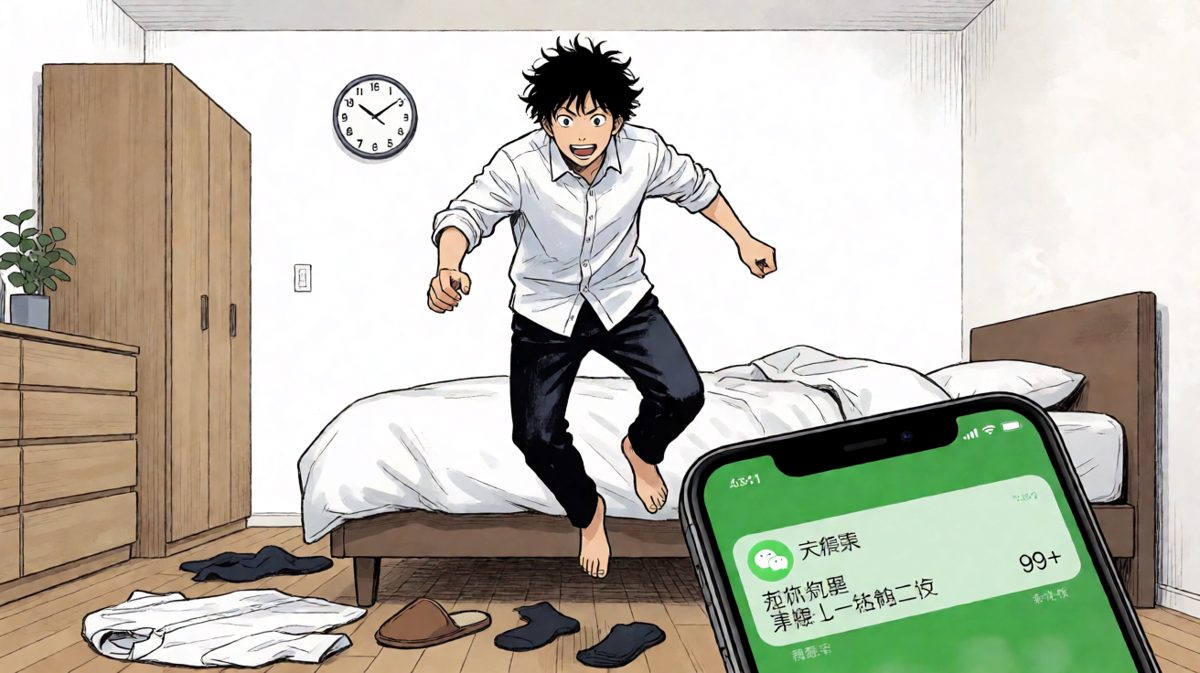 一睁眼发现迟到了整整一个小时