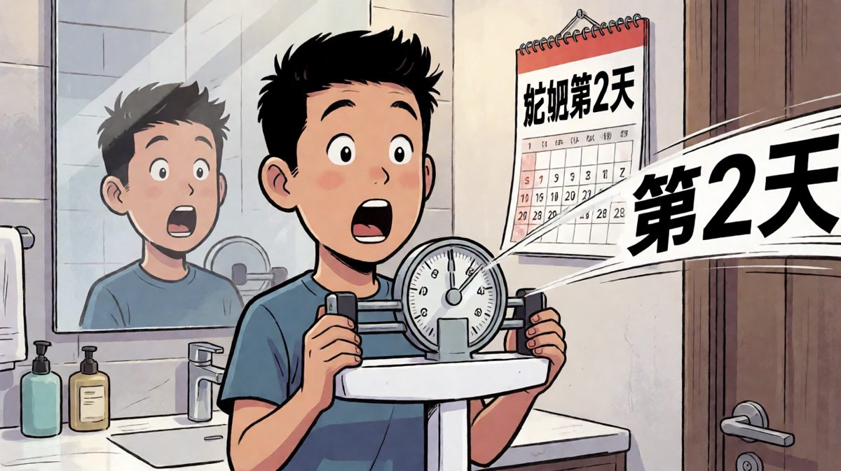 第二天早上：我的减肥呢？？？