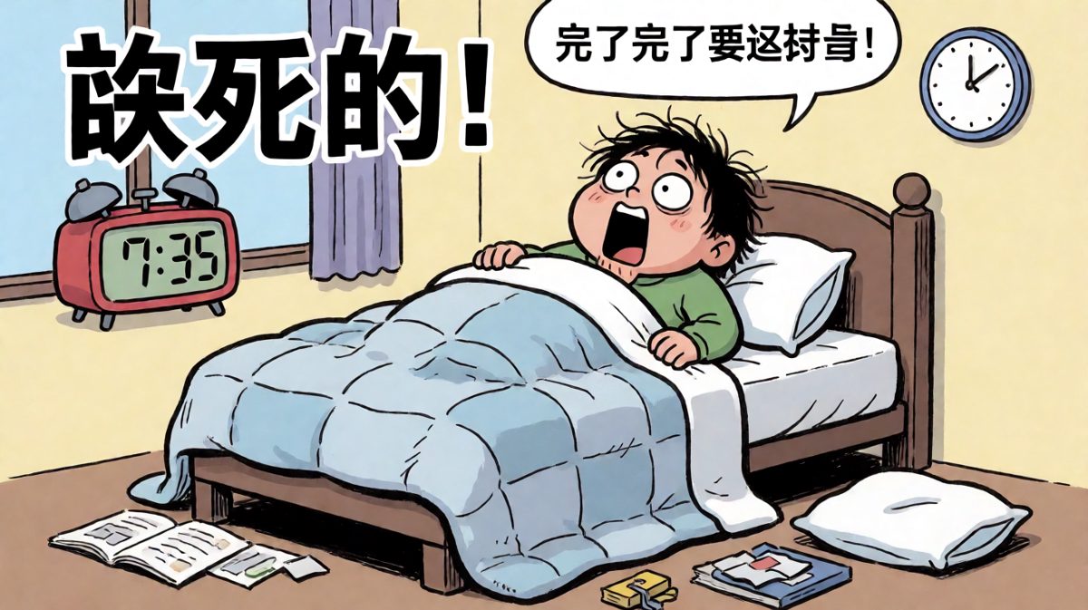 惊觉迟到，开启疯狂模式