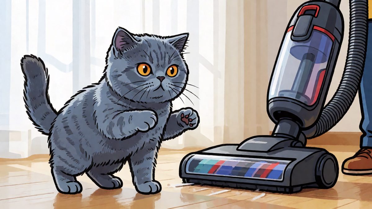 猫咪：可恶的怪兽！本喵今天就要挑战你！