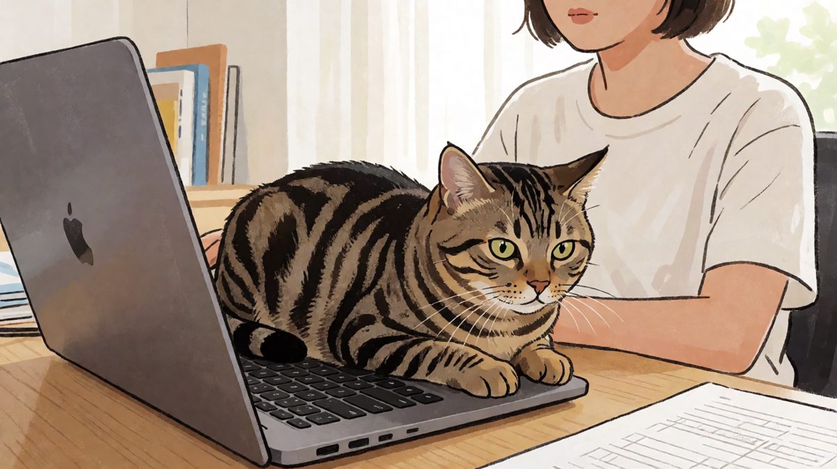 猫咪：这个发热的方块就是我的了，人类退下吧！