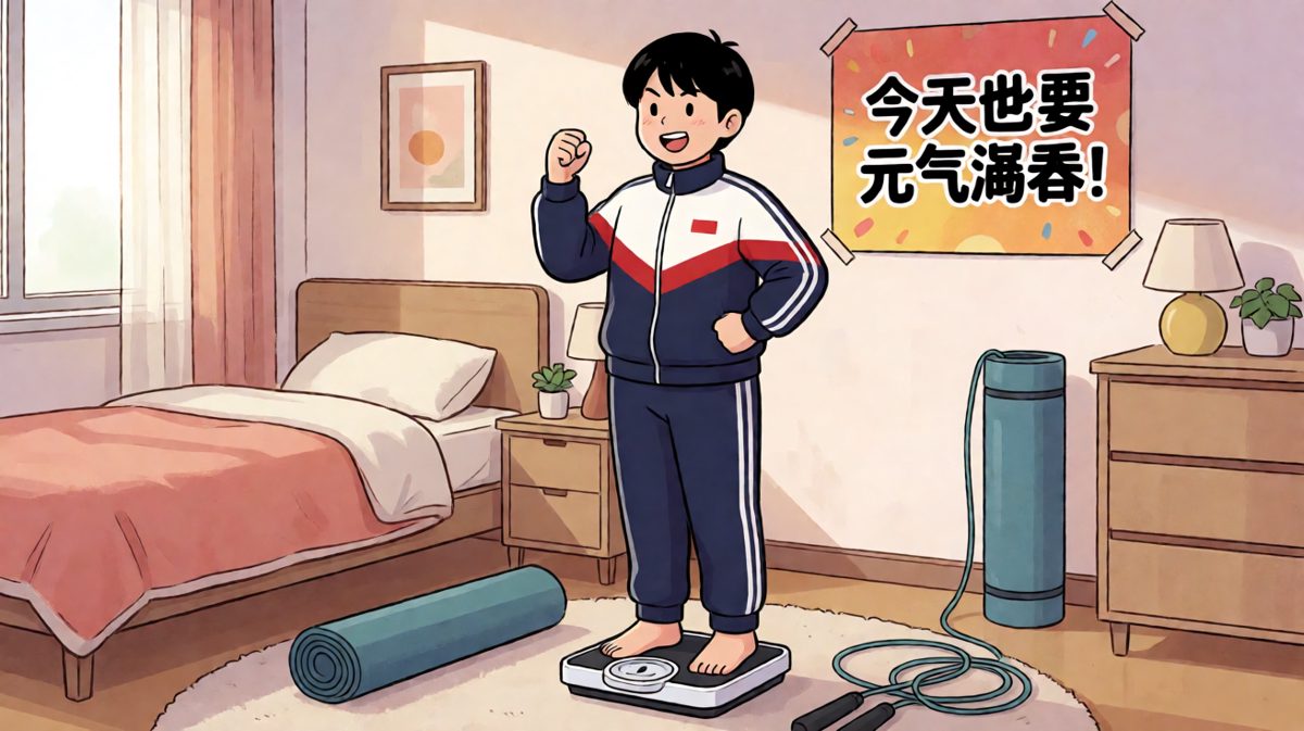 第一天减肥，信心爆棚