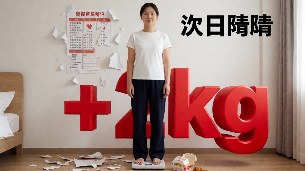 减了一周，反而重了两斤