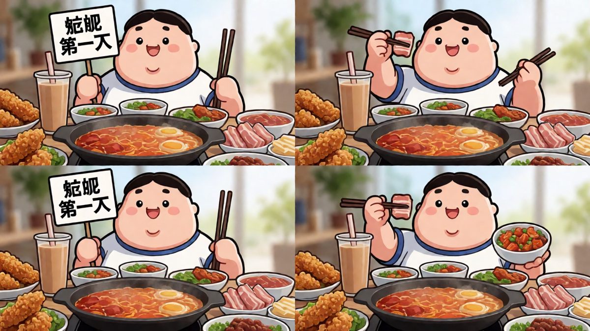 减肥？那是什么？能吃吗？