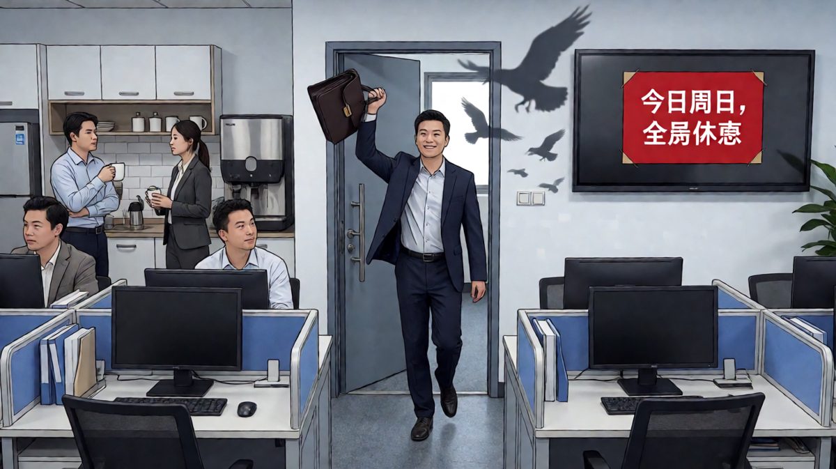 冲进公司却发现空无一人