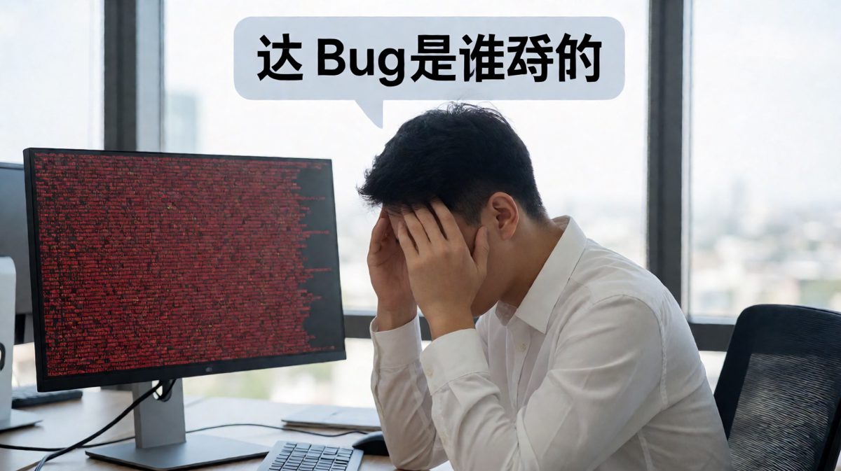 程序员看到自己写的Bug时的崩溃瞬间