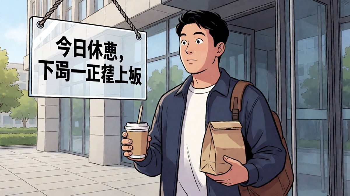 到公司发现今天是周末