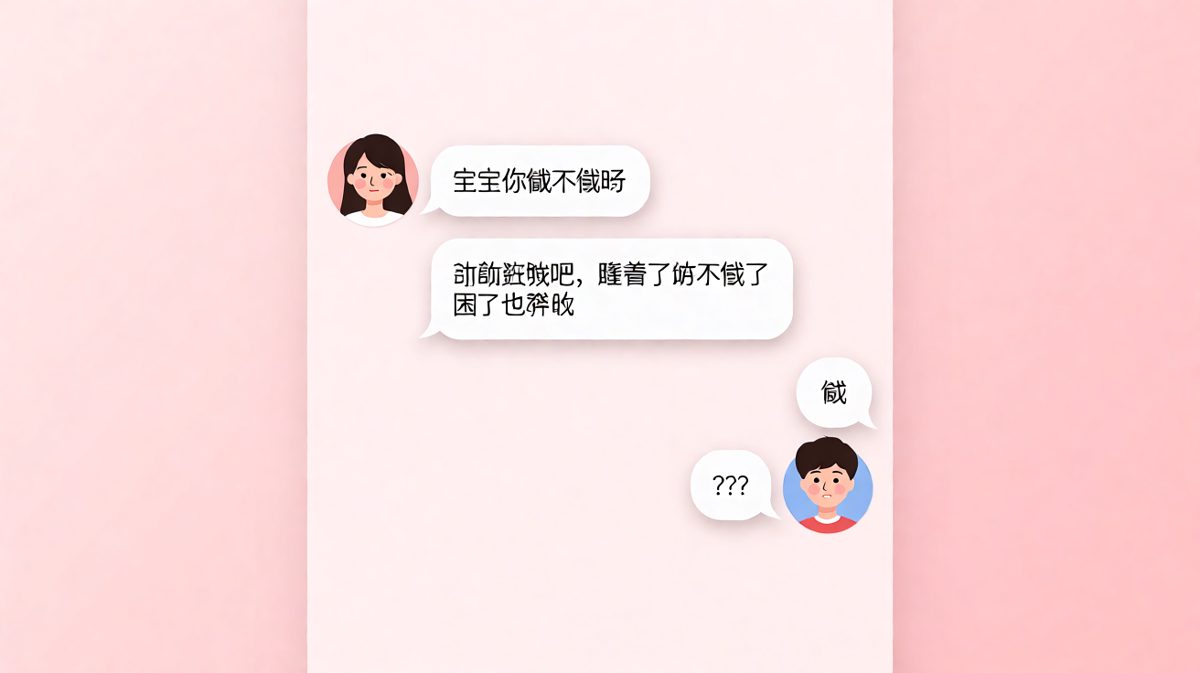 经典'饿了就睡觉'的直男逻辑反转