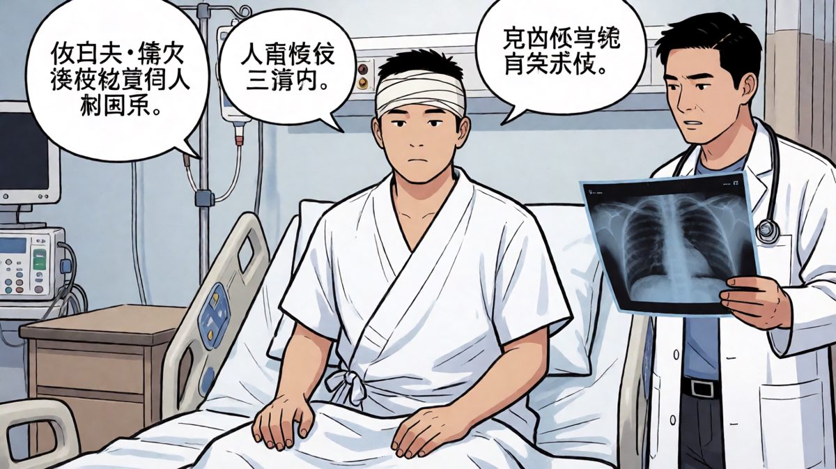 医院喜提床位一张