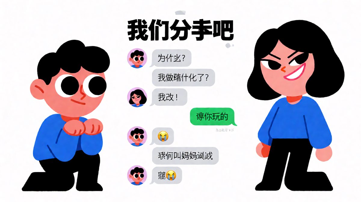 假分手吓出三连问，最后竟被要求叫妈妈