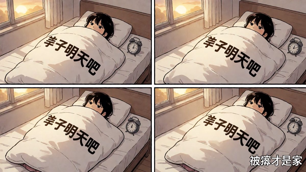 最终败给了被窝