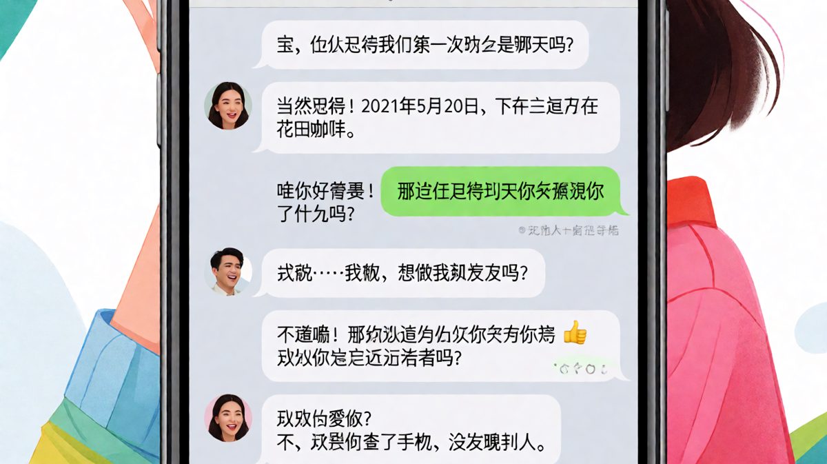 纪念日考验变审问，男朋友命大才活到现在