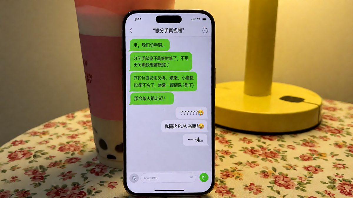 一句分手吓出五个问号，结果是「继续一起胖吧」