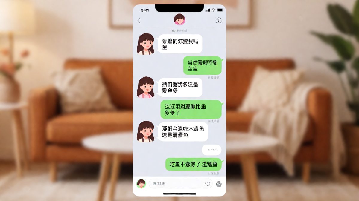 深情问答反被套路，原来我在鱼后面
