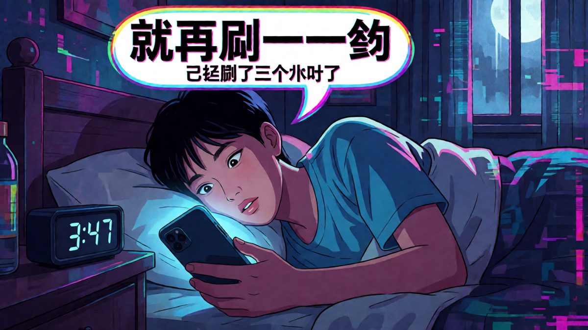 深夜发誓早睡的当代青年