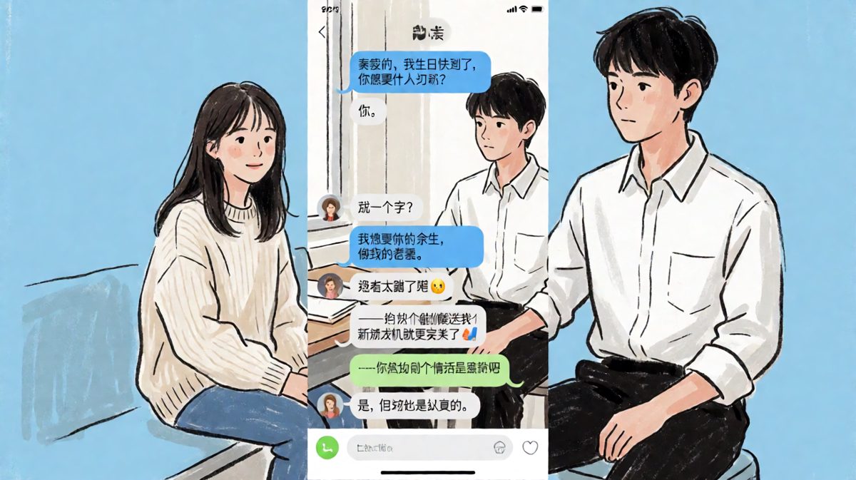 情话是套路，但礼物请求才是真的