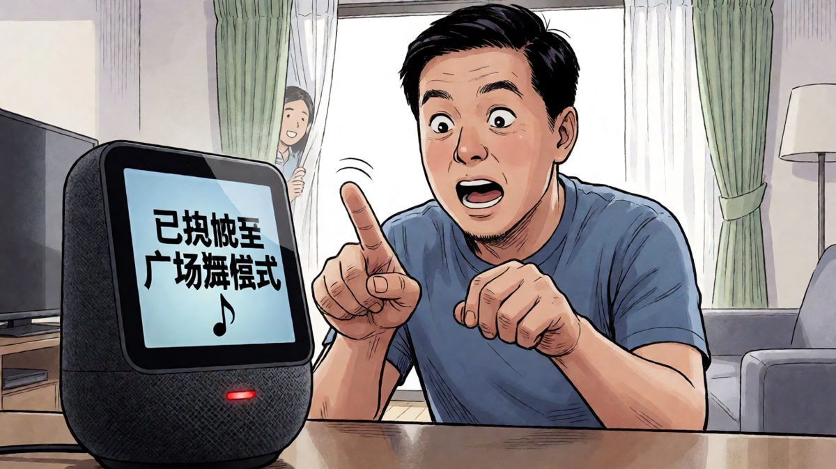 音箱不仅没下单，还自动放起了广场舞神曲