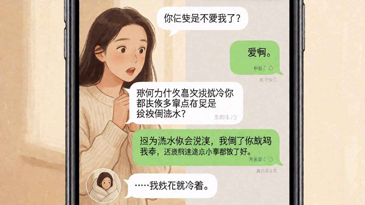 「冷热理论」——男生用科学论证了为什么他既不关心也不犯错