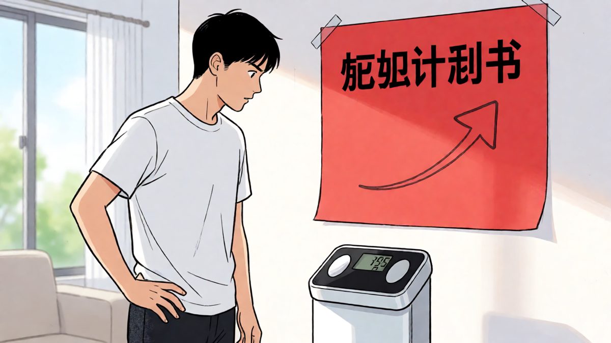 狠心立誓：从今天起，我要减肥！