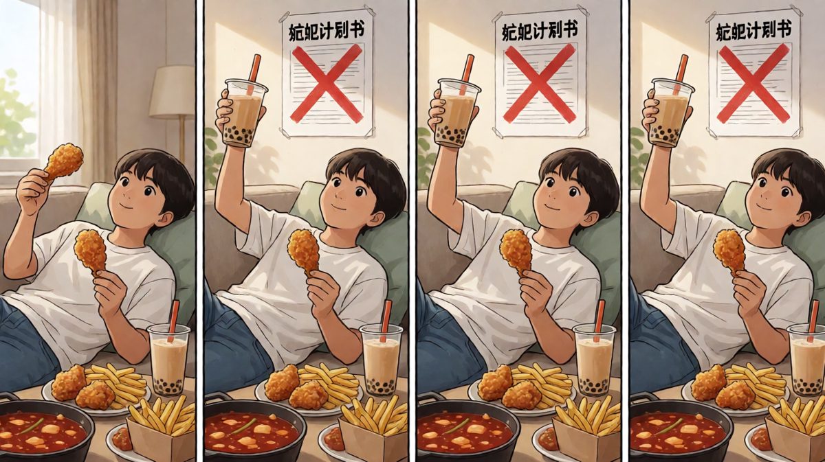 减肥是什么？吃饱了才有力气减嘛！