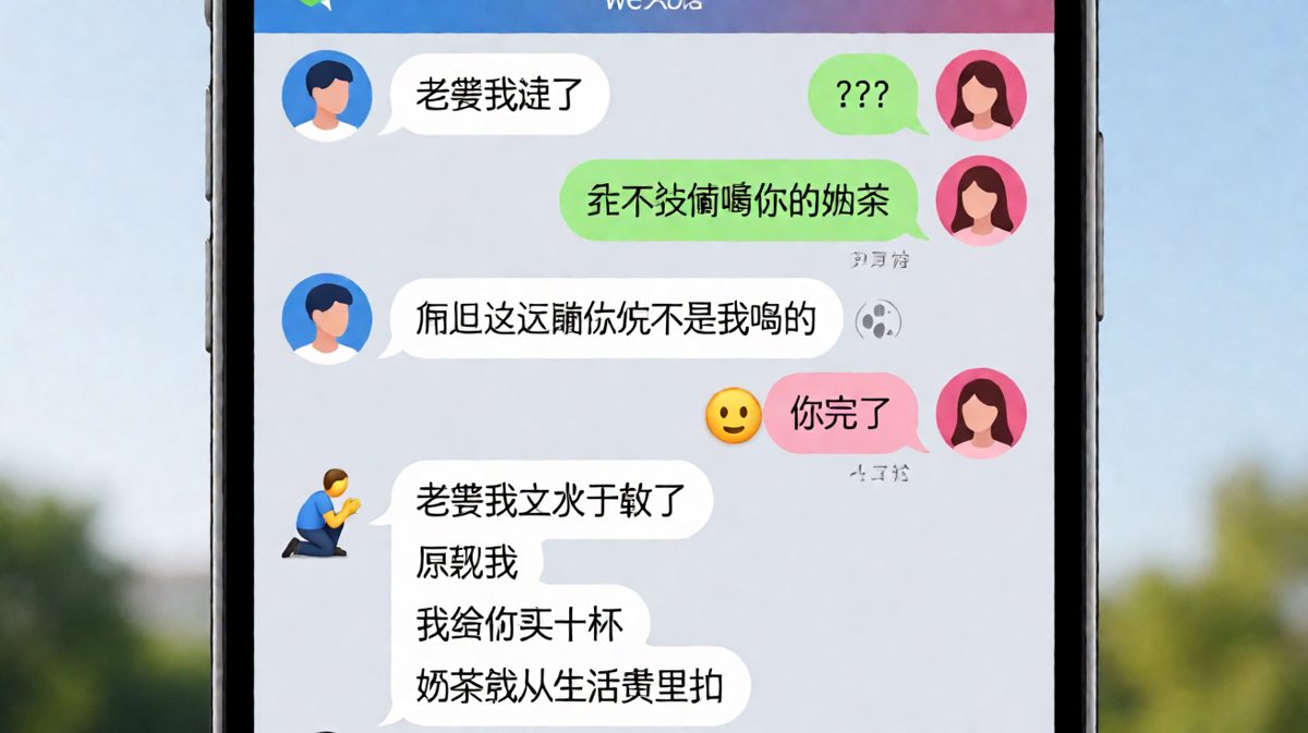 一杯奶茶引发的家庭地位危机