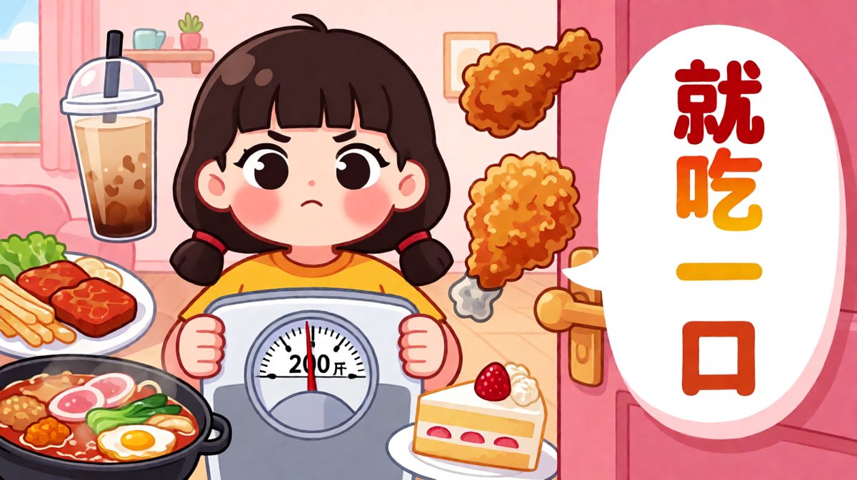 每次减肥前，美食都在无声地嘲笑我