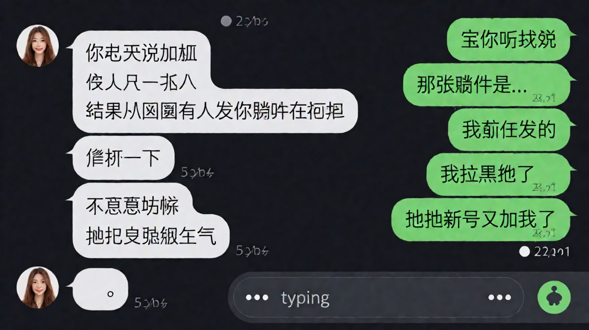 前任的阴影：一个句号引发的窒息对话