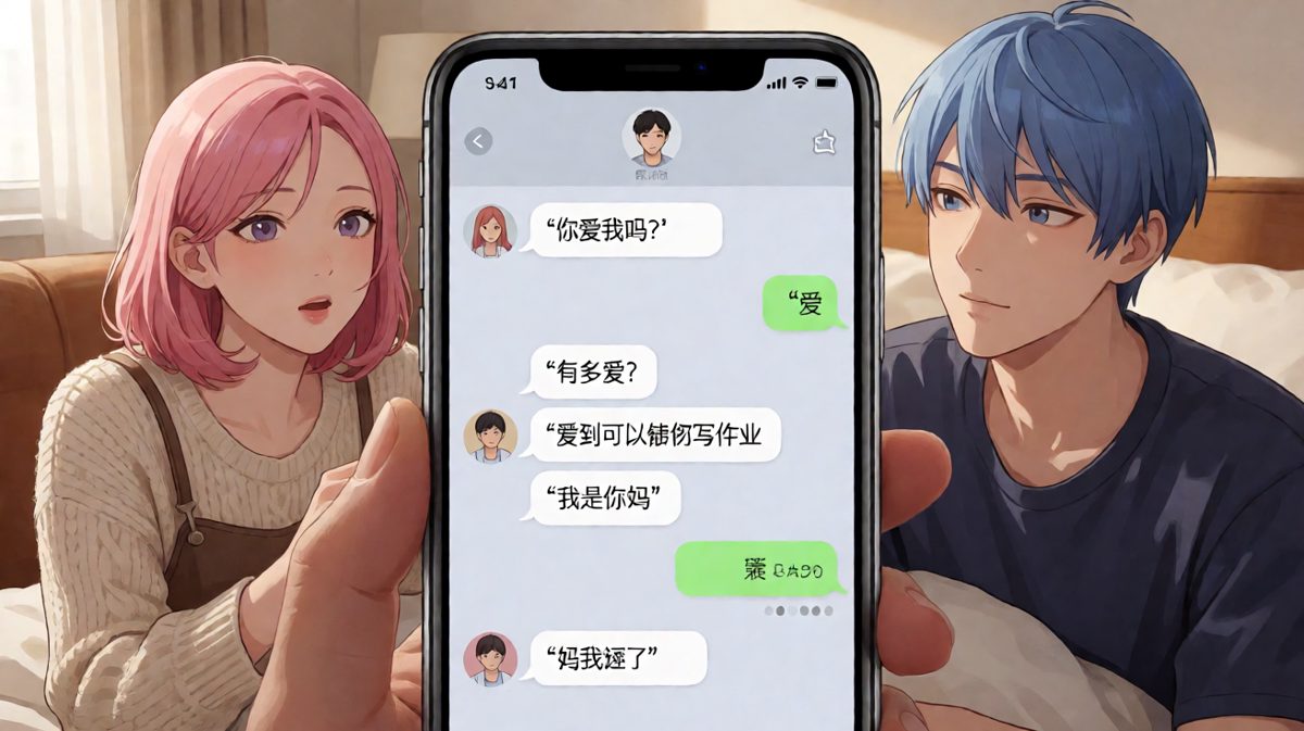 「爱到可以帮你写作业」——结果对方是你妈