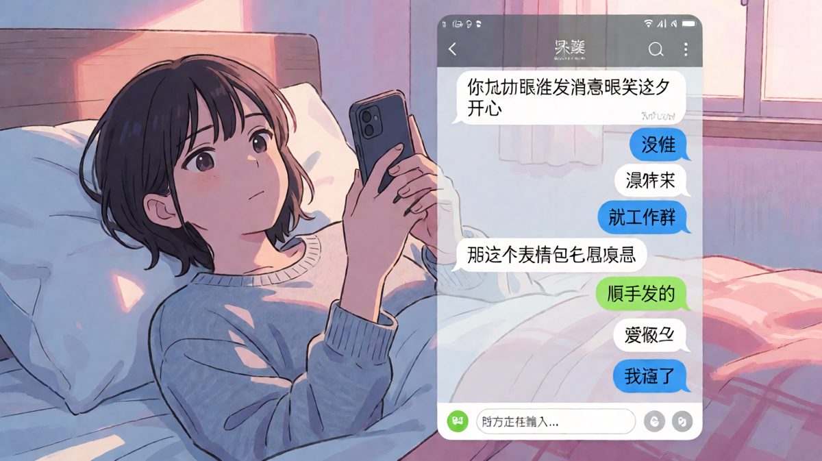 「顺手发爱你么」——正在输入十分钟的忏悔