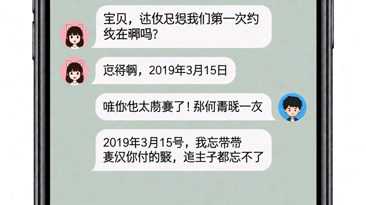 纪念日一问，男生把账算得比谁都清